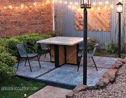 Concrete Outdoor Table Base With