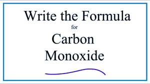 Structure of carbon monoxide or co. How To Write The Formula For Carbon Monoxide Youtube