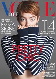 Emma Stone Charms in Vogue Cover Story Awards Daily