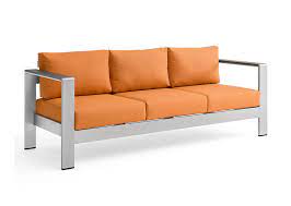 Contemporary Aluminum Outdoor Sofa