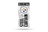 Pittsburgh Steelers Double Up Die Cut Vinyl Stickers