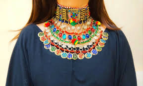 afghan kuchi necklace tribal jewelry