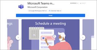 install the microsoft teams meeting add