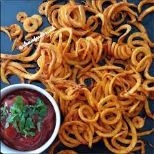 curly sweet potato fries recipe