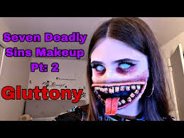 seven deadly sins gluttony makeup look