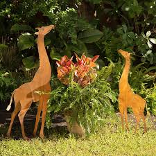 Plant Eater Giraffe Sculpture Giraffe