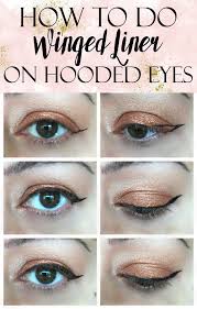 winged eyeliner made easy hooded eyes