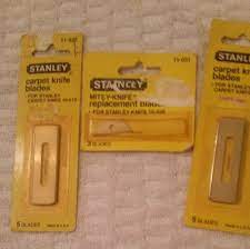 stanley carpet knife blades 2 pks of 5