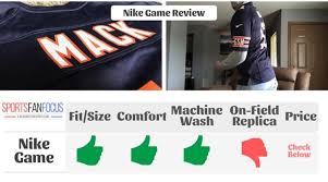 Nfl Nike Game Jersey Review 2019 How Mine Fit With Pictures