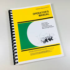 Details About Operators Manual John Deere 7000 Drawn 4 6 Row Wide Narrow Max Emerge Planter