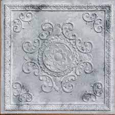 faux tin ceiling tiles cafe wall