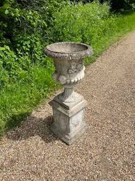 Vintage Urn And Pedestal