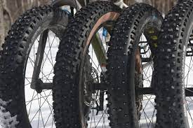 four studded fat bike tires that will