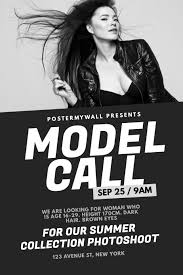 Model Casting Call Flyer Template Postermywall