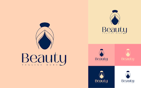 beauty face logo woman face beauty icon