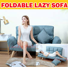 d6 lazy sofa with leg tatami folding