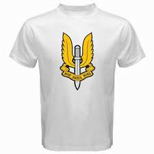 New Sas United Kingdom Special Forces Army Mens White T