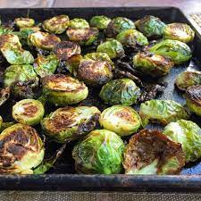 roasted brussel sprouts juggling with