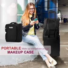 kemier portable makeup organizer with