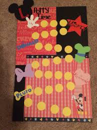 Diy Mickey Mouse Potty Training Chart Bedroom Painting
