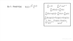 Derivative Of A Function Calculus