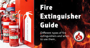 diffe types of fire extinguishers