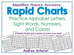 Rapid Word Charts Worksheets Teaching Resources Tpt