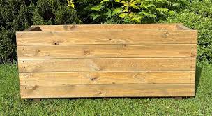 Large Tall Wooden Planter Herb Box