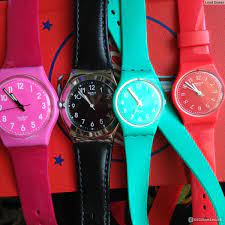 Наручные часы Swatch - «Яркие и стильные - часы Swatch!⌚У меня их 5  штук!Какие мои любимые?⏰Есть и классические, и длинные, и цветные!⌚» |  отзывы
