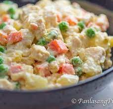Chicken Potato Salad Filipino Style gambar png