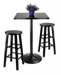 Beginning with the obvious — restaurants and bars — this bistro furniture is among the most stylish offered. Winsome 3 Piece Counter Height Dining Set Reviews Furniture Macy S In 2021 Round Pub Table Black Pub Table Pub Table
