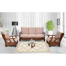 designer wooden sofa set for home
