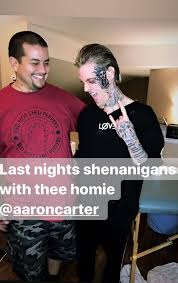 Aaron carter has been on quite the wild ride over the past few years. Aaron Carter Fixed His Face Tattoo Tattoo Ideas Artists And Models