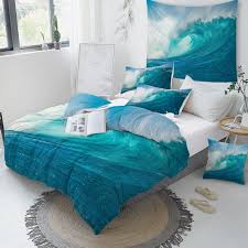 Ocean Wave Duvet Cover Comforter Cover