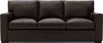 axis leather 3 seat queen sleeper sofa