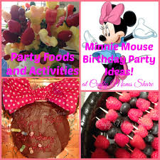 minnie mouse party foods and activities