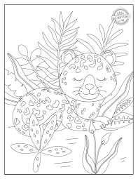 free jaguar coloring pages for kids to