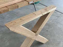 build your own x leg outdoor table
