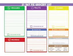 3 Steps For Successful 21 Day Fix Meal Planning The