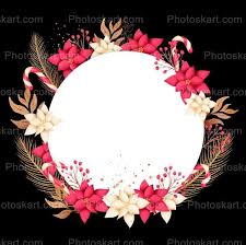 creative flower frame background png