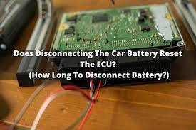car battery reset the ecu