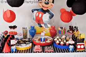 Karas Party Ideas Mickey Mouse Themed Birthday Party Planning Ideas