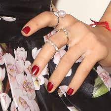 ariana grande red nails steal her style