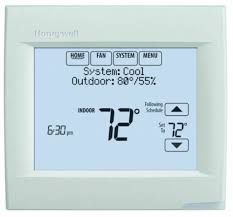 I have a honeywell th8320r1003 thermostat and its fully locked!! Honeywell Visionpro 8000 With Redlink Programmable Thermostat Th8110r1008 For Sale Online Ebay