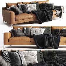 bnb italia harry sofa 3d model cgtrader