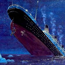 Image result for titanic sinking