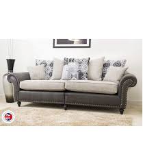 orleans 4 seater sofa kenya grey