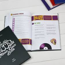 Personalized 1960s Music Quiz Book