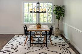 simple rules for dining room rugs