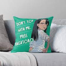 Don't Toy with Me, Miss Nagatoro 2 Throw Pillow for Sale by Dylan5341 